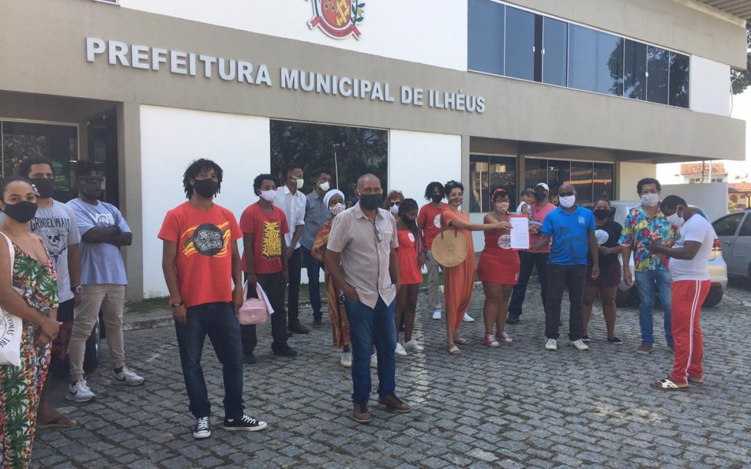 Ato de entrega de ‘Carta Manifesto’ ao prefeito de Ilhéus/BA